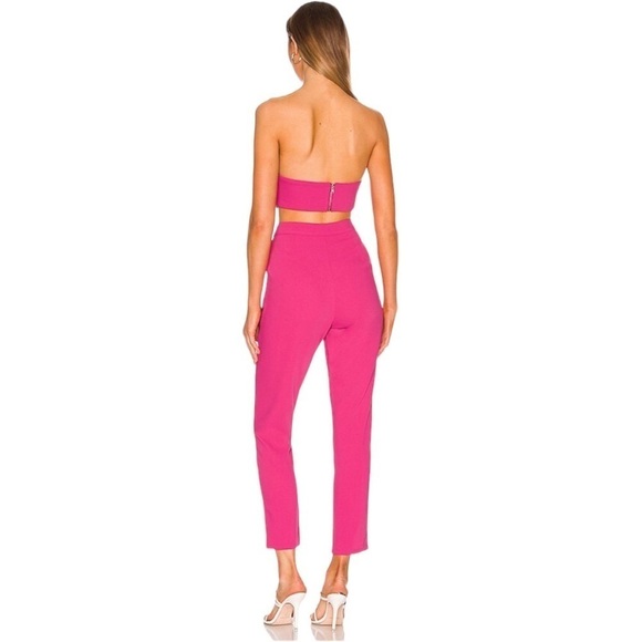 NWOT superdown Remy Bandeau Pants in Hot Pink - Picture 9 of 9